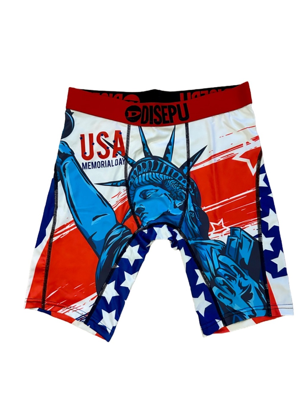 USA Memorial Day Athletic Shorts - Red, Blue, White